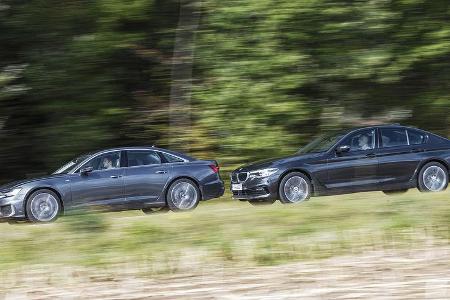 Audi A6 45 TFSI Quattro Sport, BMW 530i xDrive Sport Line, Exterieur