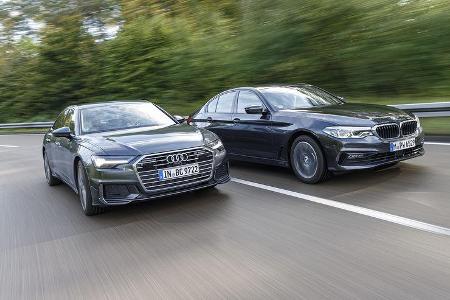 Audi A6 45 TFSI Quattro Sport, BMW 530i xDrive Sport Line, Exterieur