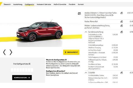 Opel Mokka 2020 Konfigurator