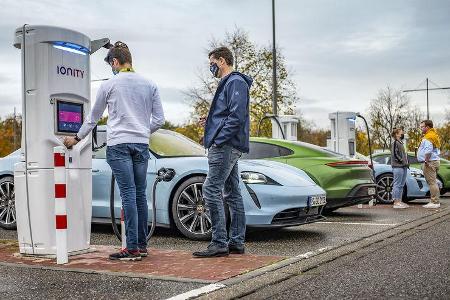 Porsche Taycan 4S, Leser Testdrive
