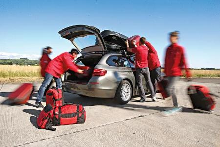 Zuladung, Fahrsicherheit, BMW 525d Touring