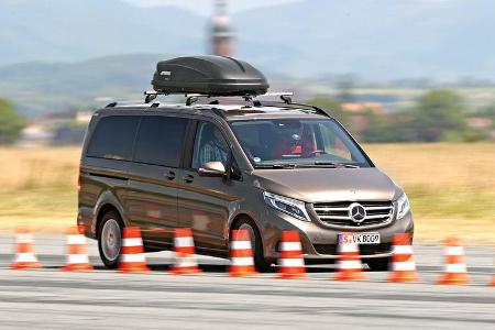 Zuladung, Fahrsicherheit, Mercedes V 220 D