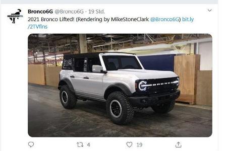 Ford Bronco Werk-Leak