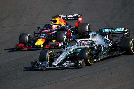 Verstappen -Hamilton - GP Ungarn 2019 - Budapest - Rennen