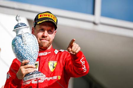 Sebastian Vettel - Ferrari - GP Ungarn 2019 - Budapest - Rennen