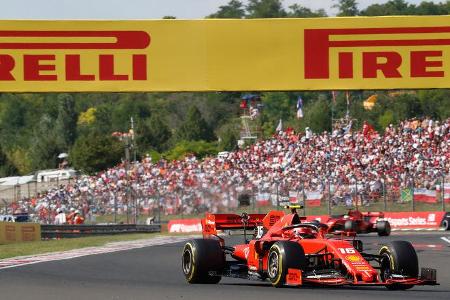 Charles Leclerc - Ferrari - GP Ungarn 2019 - Budapest - Rennen