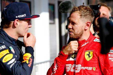 Verstappen - Vettel - GP Ungarn 2019 - Budapest - Rennen