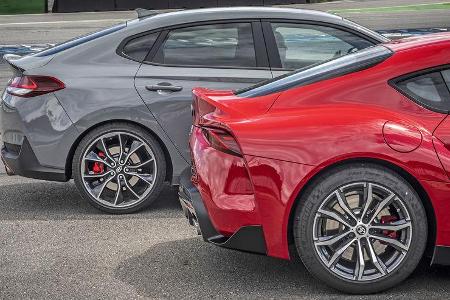Hyundai i30 Fastback N, Toyota Supra, Exterieur