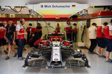 Mick Schumacher - Alfa Romeo - F1-Test Bahrain - 3. April 2019