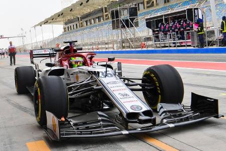 Mick Schumacher - Alfa Romeo - F1-Test Bahrain - 3. April 2019