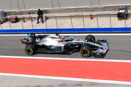 George Russell - Mercedes - F1-Test Bahrain - 3. April 2019