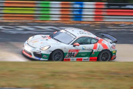 Porsche Cayman GT4 CS - KKrämer Racing - Startnummer #304 - Klasse: Cup 3 - 24h-Rennen - Nürburgring - Nordschleife - 24. bi...
