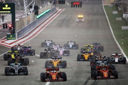 Start - Formel 1 - GP Bahrain - 31. März 2019
