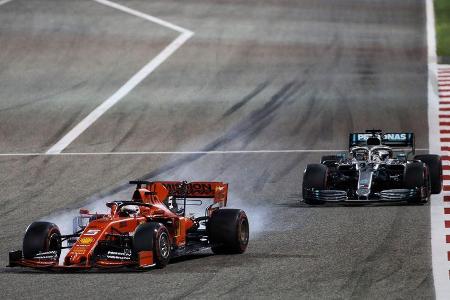 Sebastian Vettel - Lewis Hamilton - Formel 1 - GP Bahrain - 31. März 2019