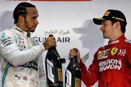 Lewis Hamilton - Charles Leclerc - Formel 1 - GP Bahrain - 31. März 2019