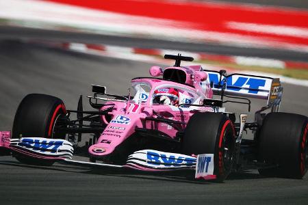 Sergio Perez - Racing Point - Formel 1 - GP Spanien - Barcelona - 14. August 2020