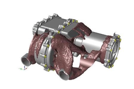 Porsche E-Antrieb-Gehäuse 3D-Drucktechnik