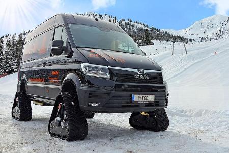 MAN TGE 4x4 Raupenantrieb