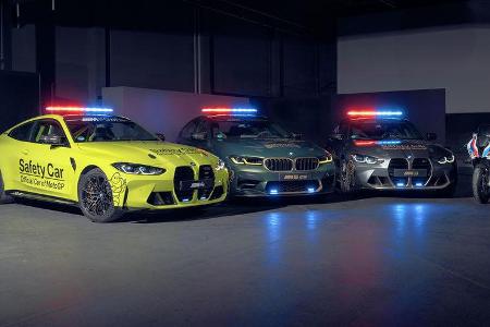 BMW stellt seit 1999 die Sicherheitsflotte für die MotoGP. Wir zeigen Ihnen, welche Modelle für die Saison 2021 in Safety-Ca... BMW stellt seit 1999 die Sicherheitsflotte für die MotoGP. Wir zeigen Ihnen, welche Modelle für die Saison 2021 in Safety-Ca...