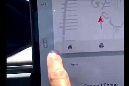 Gangwahl per Bildschirm bei Tesla Model S und X Gangwahl per Bildschirm bei Tesla Model S und X