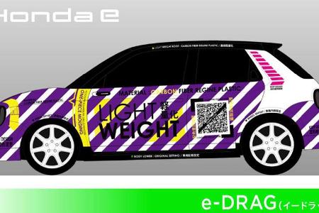 01/2021, Honda e Drag Racer für den Tokyo Auto Salon