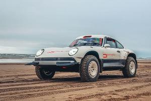 Rallye-Elfer im Retro-Style