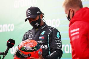 Ein Helm von Schumi von Schumi Jr.