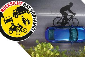 Auto und Fahrrad