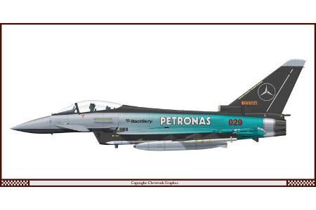 Eurofighter Typhoon - Mercedes - Racing-Planes - 2015 Eurofighter Typhoon - Mercedes - Racing-Planes - 2015