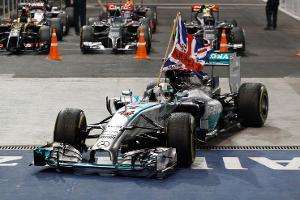 Hamilton und Rosberg setzen Rekorde