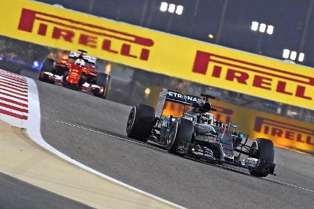 Hamilton & Vettel - Formel 1 - GP Bahrain - 18. April 2015