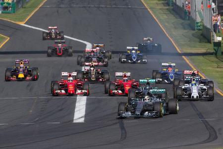 Formel 1 - GP Australien 2015 - Bilderkiste - F1 - Start Formel 1 - GP Australien 2015 - Bilderkiste - F1 - Start