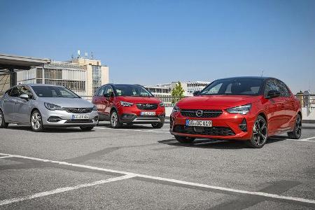 Opel Corsa, Opel Astra, Opel Crossland X, Exterieur Opel Corsa, Opel Astra, Opel Crossland X, Exterieur