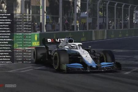 George Russell - Virtueller GP Aserbaidschan 2020 George Russell - Virtueller GP Aserbaidschan 2020