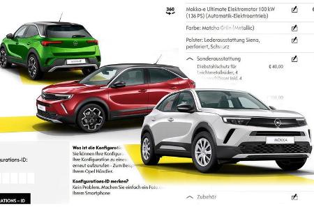 Opel Mokka 2020 Konfigurator
