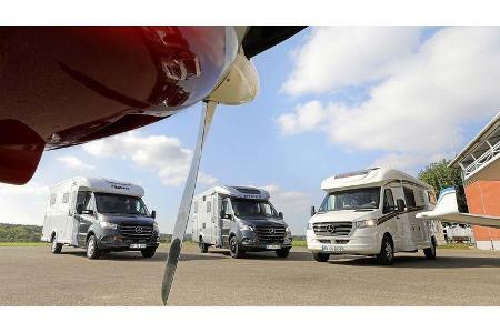 Vergleichstest Teilintegrierte auf Mercedes-Basis Vergleichstest Teilintegrierte auf Mercedes-Basis