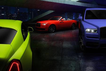 Rolls-Royce Neon Nights Wraith Dawn Cullinan Rolls-Royce Neon Nights Wraith Dawn Cullinan