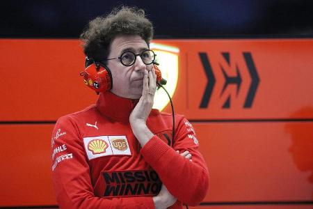 Mattia Binotto - Ferrari - Testfahrten - Barcelona 2020