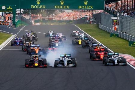 Start - GP Ungarn 2019 - Budapest - Rennen Start - GP Ungarn 2019 - Budapest - Rennen