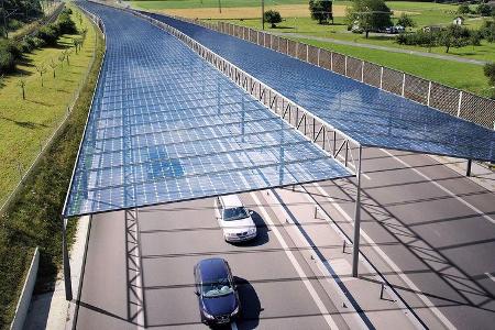 Solarautobahn Solardach Solarautobahn Solardach