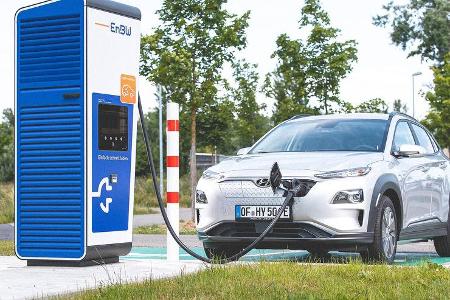 9/2020, Hyundai Kona Elektro an EnBW Ladesäule