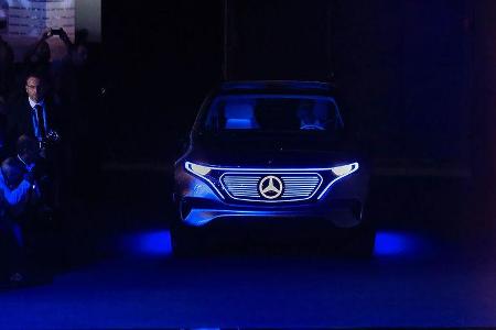 Mercedes Elektroauto SUV Paris Teaser Mercedes Elektroauto SUV Paris Teaser