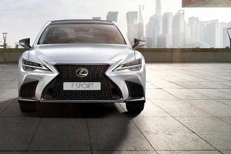 Lexus LS mit F Sport Facelift 2021 Modelljahr