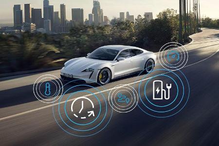 Porsche Taycan Modelljahr 2021 Modellpflege
