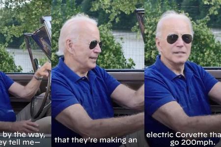Joe Biden Corvette Electric Joe Biden Corvette Electric