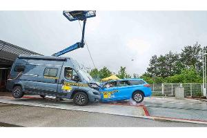 Kastenwagen-Front „nicht optimal“ unfallsicher