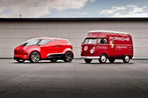 Ein Porsche-Van mit E-Antrieb