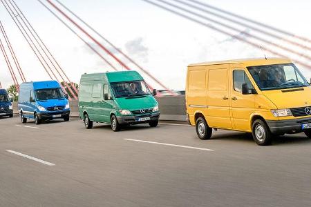 Mercedes Sprinter Generationen 1955 bis 2019