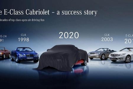 Mercedes E-Klasse Coupé Cabrio Teaser 2020 Mercedes E-Klasse Coupé Cabrio Teaser 2020