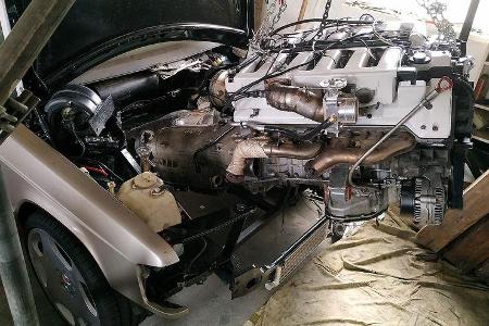 04/2020, Mercedes 190 mit V12-Motor